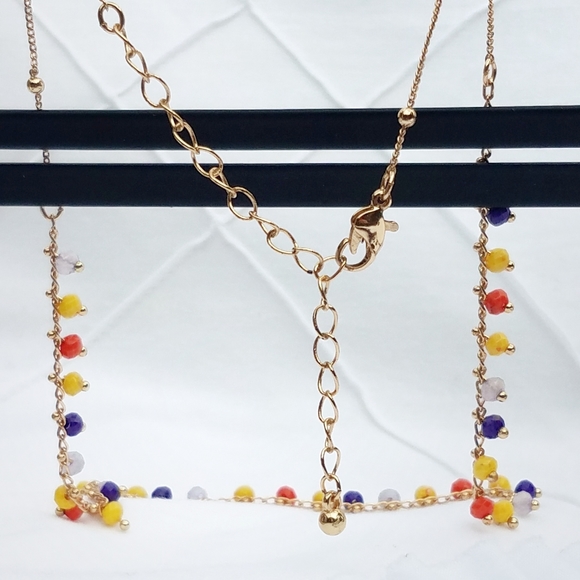 Colorful earring and necklace set - Picture 8 of 10